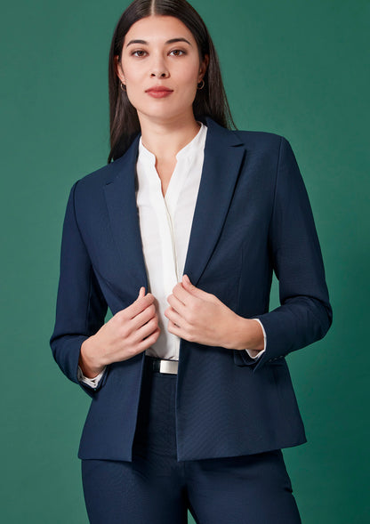Womens Renew Single Button Mid Length Jacket RJ401L