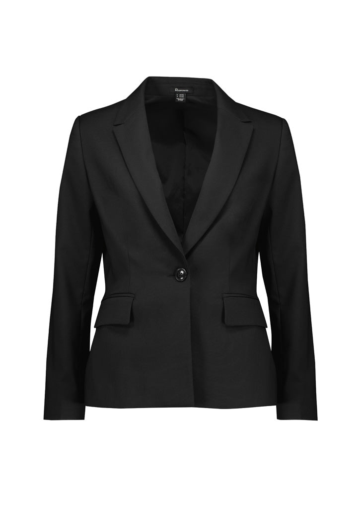 Womens Renew Single Button Mid Length Jacket RJ401L