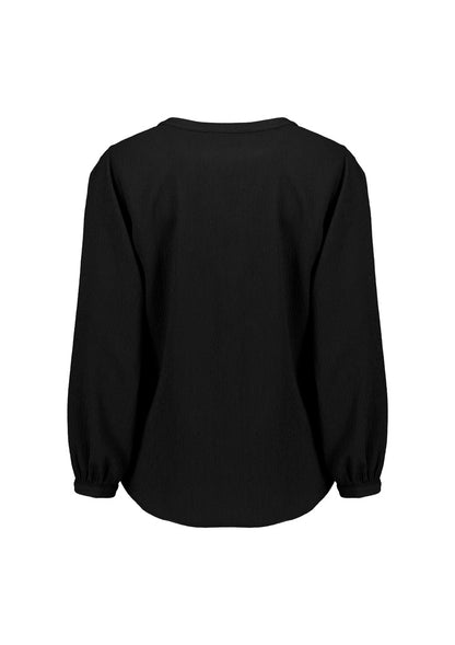 Womens Ruche Long Sleeve Blouse RU568LL