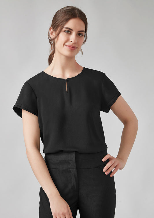 Womens Evelyn Short Sleeve Blouse RU569LS