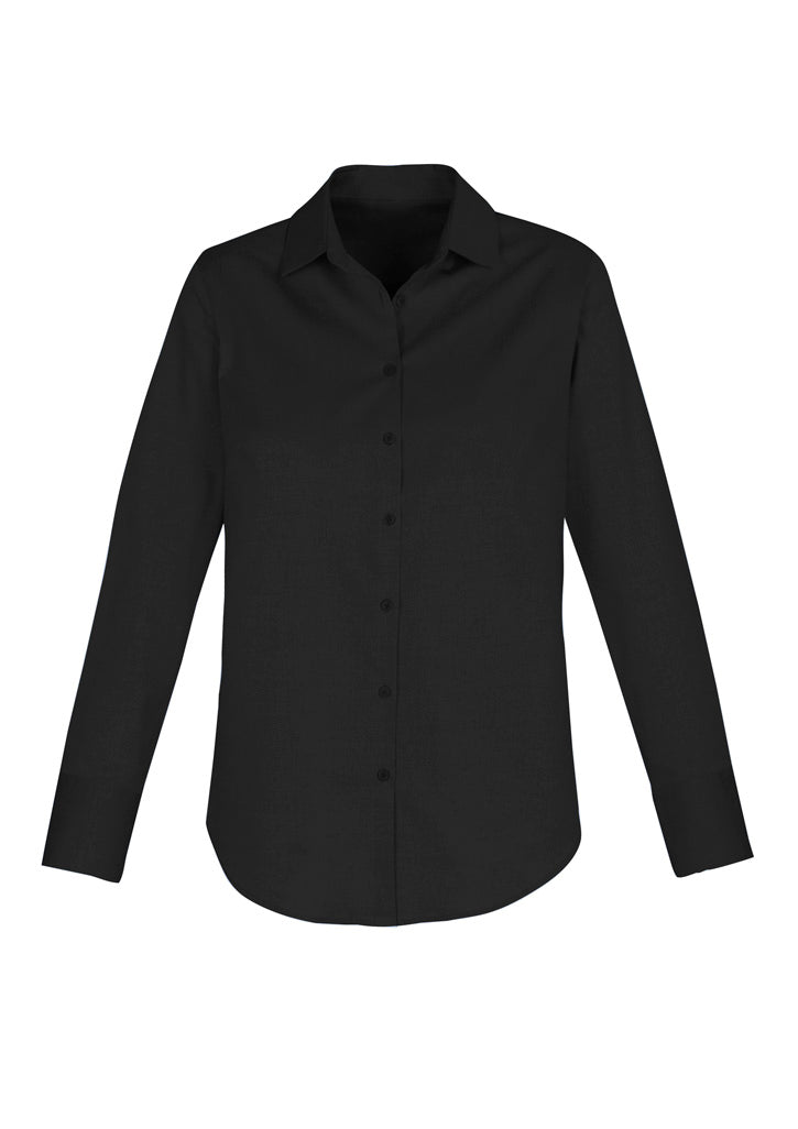 Biz Collection Womens Camden Long Sleeve Shirt - Black