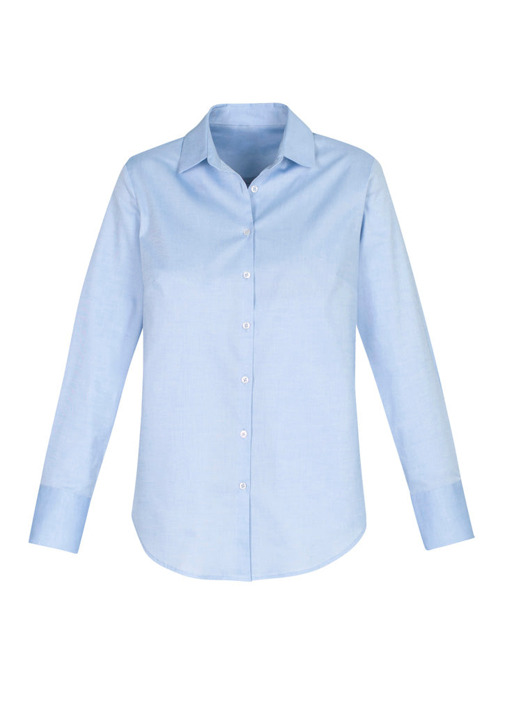 Biz Collection Womens Camden Long Sleeve Shirt - Blue