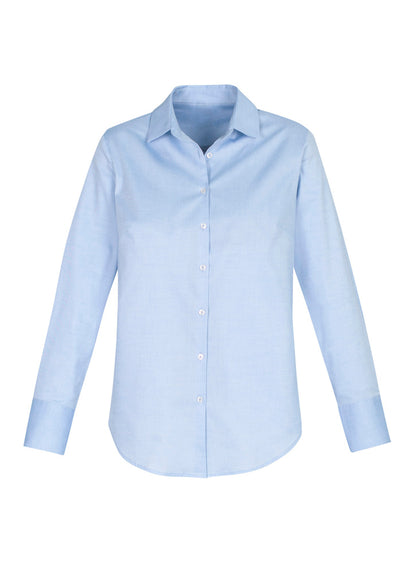 Biz Collection Womens Camden Long Sleeve Shirt - Blue