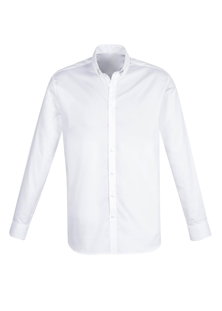 Biz Collection Mens Camden Long Sleeve Shirt - White