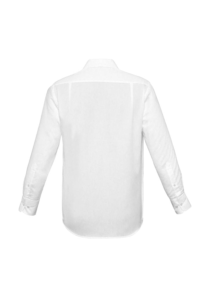Biz Collection Mens Luxe Long Sleeve Shirt - White