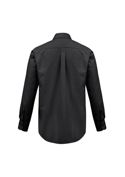 Biz Collection Mens Base Long Sleeve Shirt - Black
