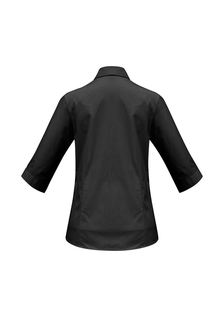Biz Collection Womens Base 3/4 Sleeve Shirt - Black
