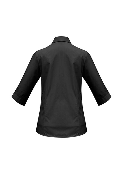 Biz Collection Womens Base 3/4 Sleeve Shirt - Black