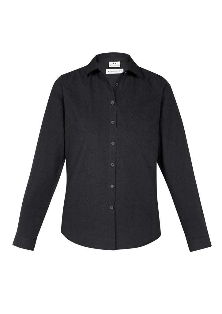 Biz Collection Womens Memphis Long Sleeve Shirt - Grey Smoke