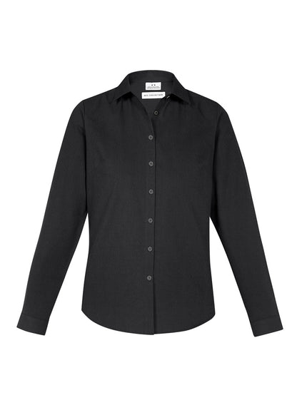 Biz Collection Womens Memphis Long Sleeve Shirt - Grey Smoke