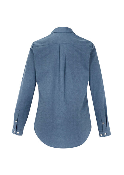 Biz Collection Womens Memphis Long Sleeve Shirt - Grey Smoke