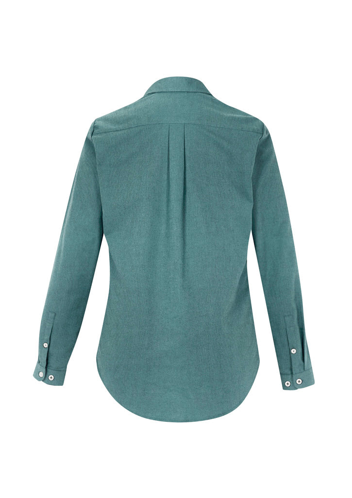 Biz Collection Womens Memphis Long Sleeve Shirt - Jasper Green