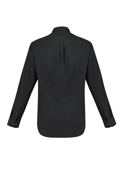 Biz Collection Mens Memphis Long Sleeve Shirt - Black