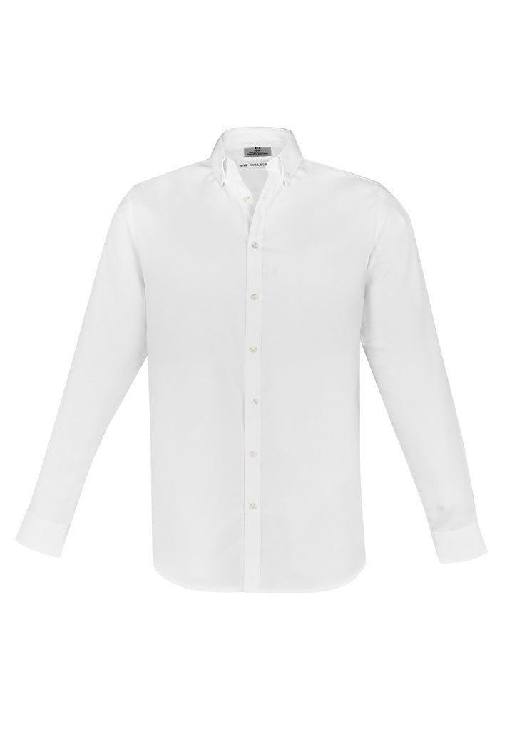 Biz Collection Mens Memphis Long Sleeve Shirt - White