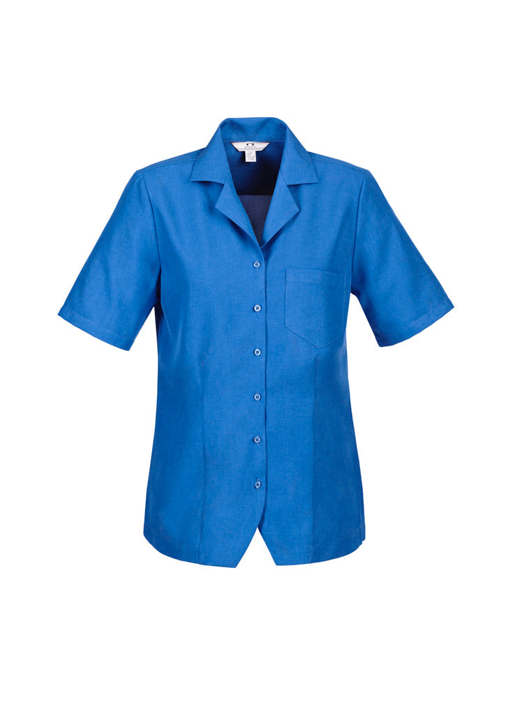 Biz Collection Womens Oasis Overblouse - Electric Blue