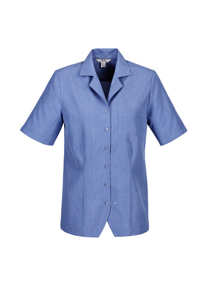 Biz Collection Womens Oasis Overblouse - Mid Blue
