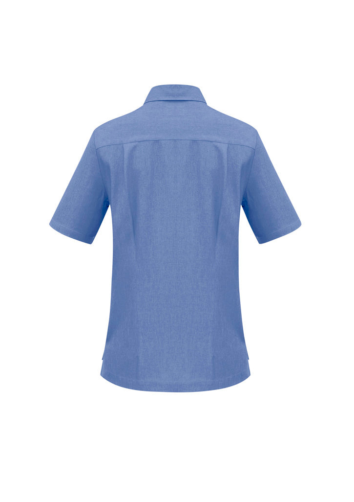Biz Collection Womens Oasis Overblouse - Mid Blue