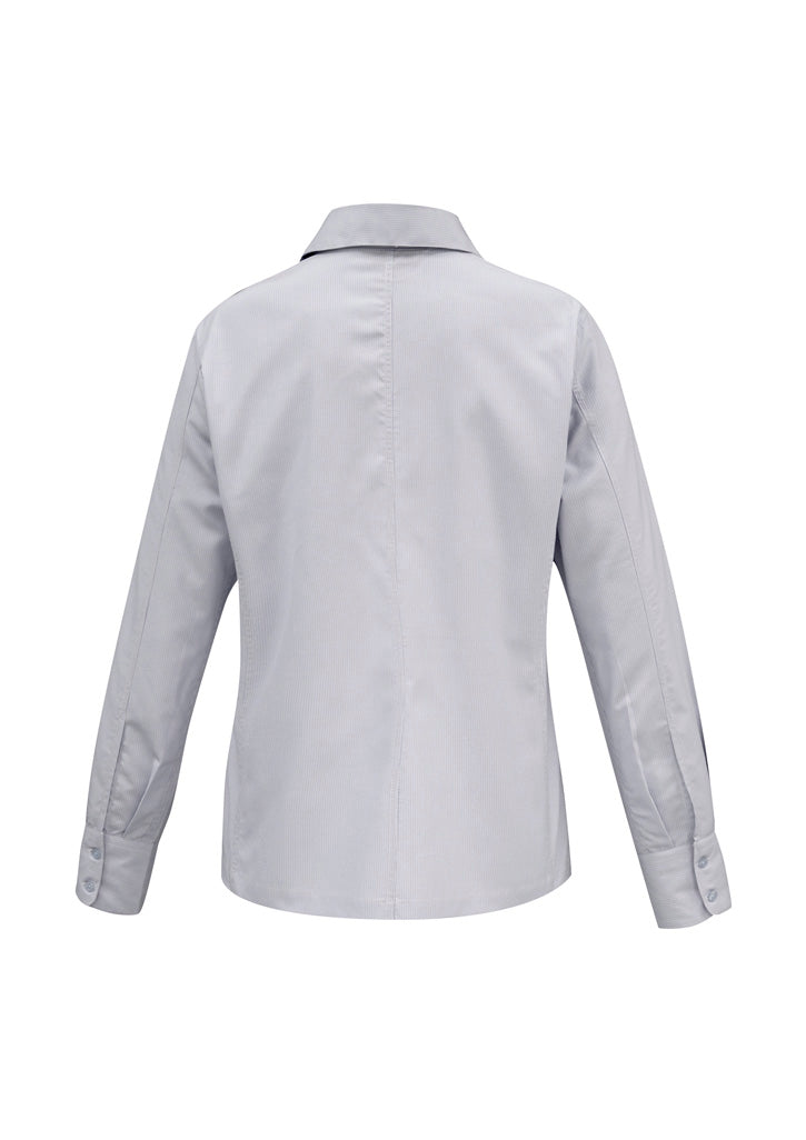 Biz Collection Womens Ambassador Long Sleeve Shirt - Silver Grey