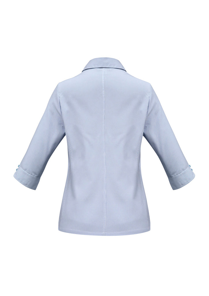 Biz Collection Womens Ambassador 3/4 Sleeve Shirt - Blue