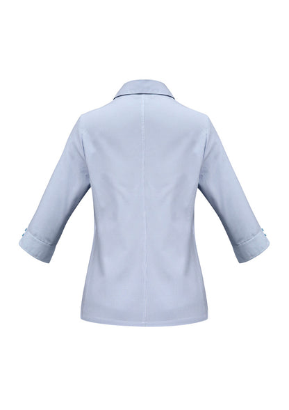 Biz Collection Womens Ambassador 3/4 Sleeve Shirt - Blue