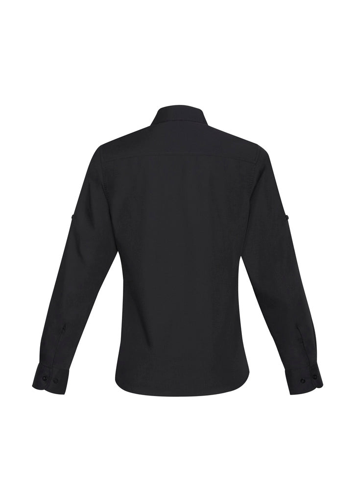 Biz Collection Womens Bondi Long Sleeve Shirt - Black