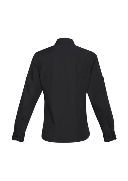 Biz Collection Womens Bondi Long Sleeve Shirt - Black