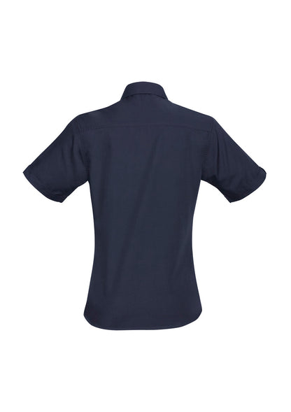 Biz Collection Womens Bondi Short Sleeve Shirt - Navy