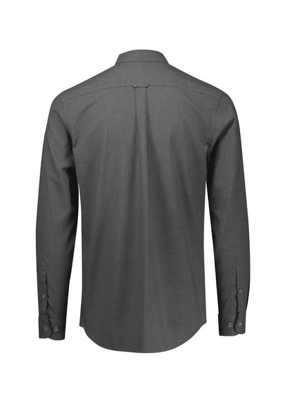 Biz Collection Mens Soul Long Sleeve Shirt - Grey