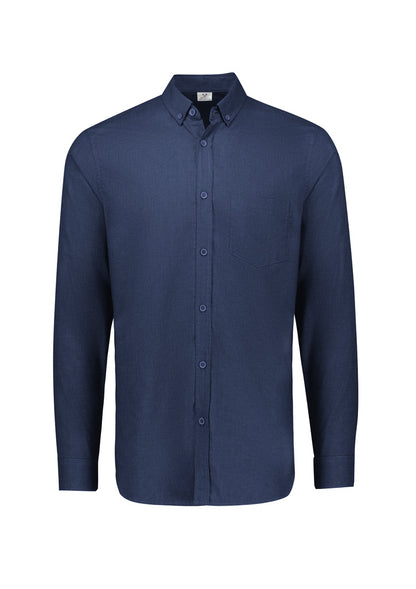 Biz Collection Mens Soul Long Sleeve Shirt - Navy