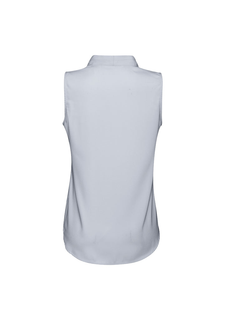 Biz Collection Womens Madison Sleeveless Top - Silver Mist