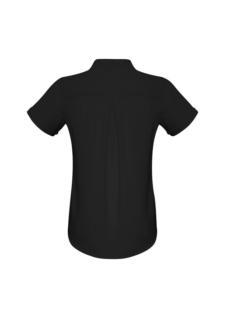 Biz Collection Womens Madison Short Sleeve Shirt - Black