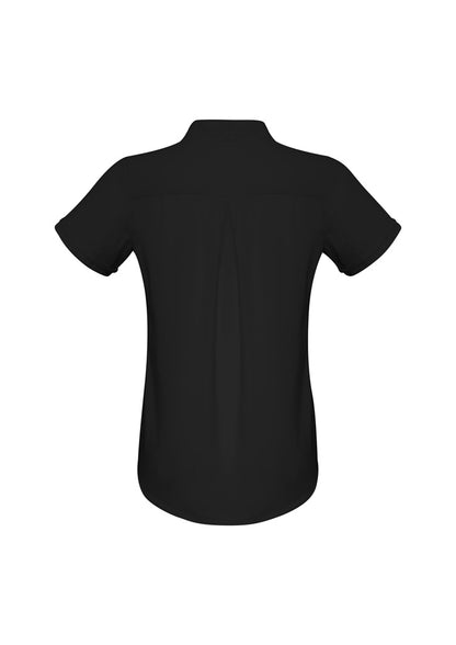 Biz Collection Womens Madison Short Sleeve Shirt - Black
