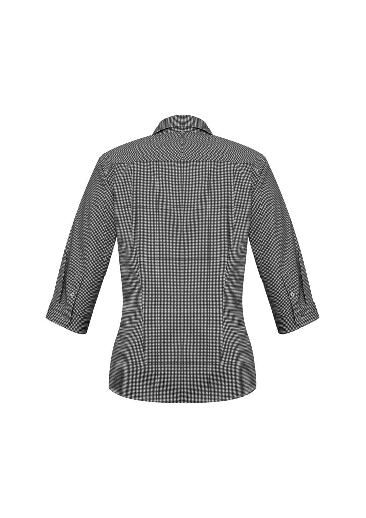 Biz Collection Womens Ellison 3/4 Sleeve Shirt - Black