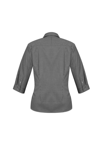 Biz Collection Womens Ellison 3/4 Sleeve Shirt - Black
