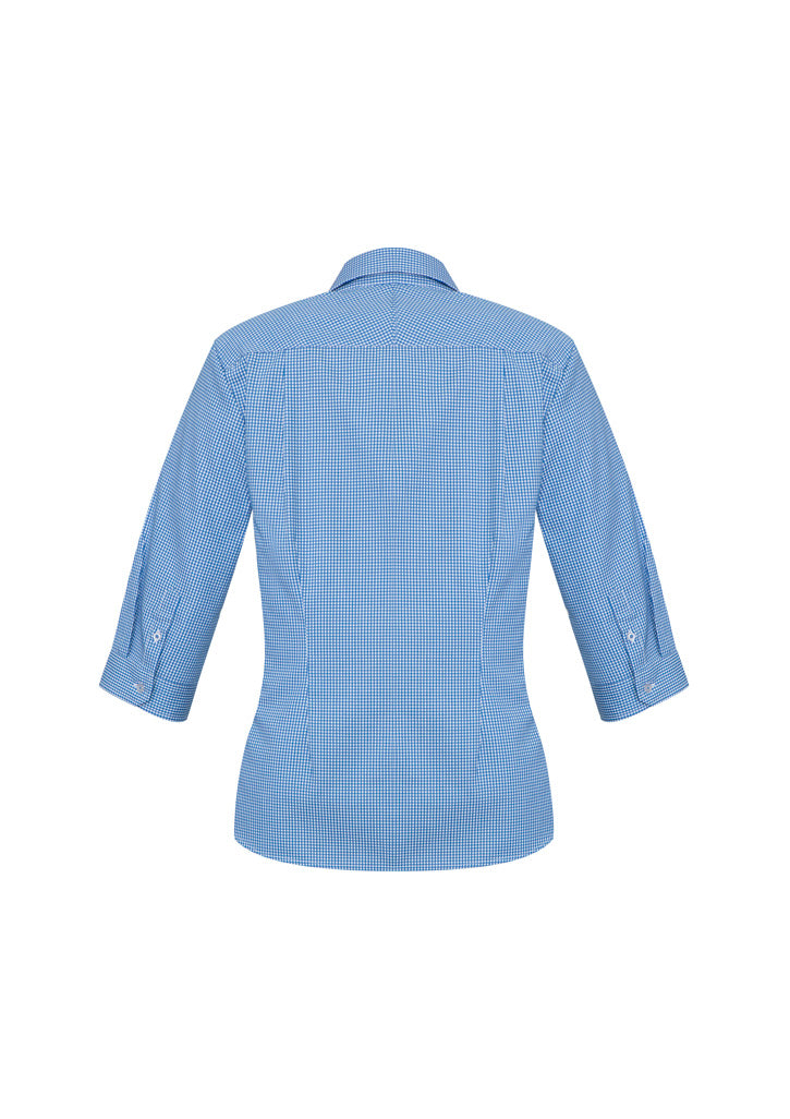 Biz Collection Womens Ellison 3/4 Sleeve Shirt - French Blue