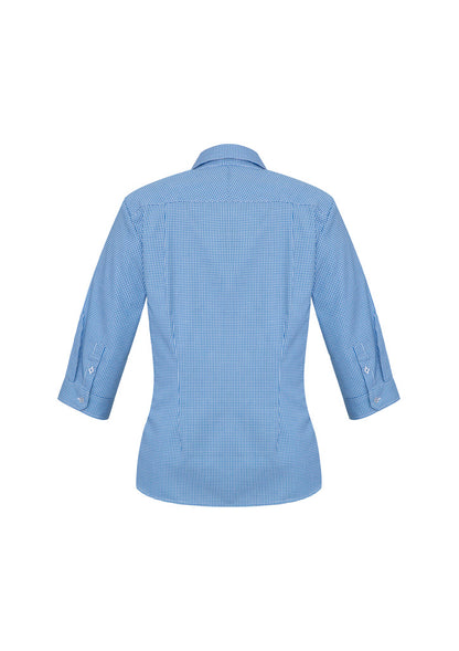 Biz Collection Womens Ellison 3/4 Sleeve Shirt - French Blue