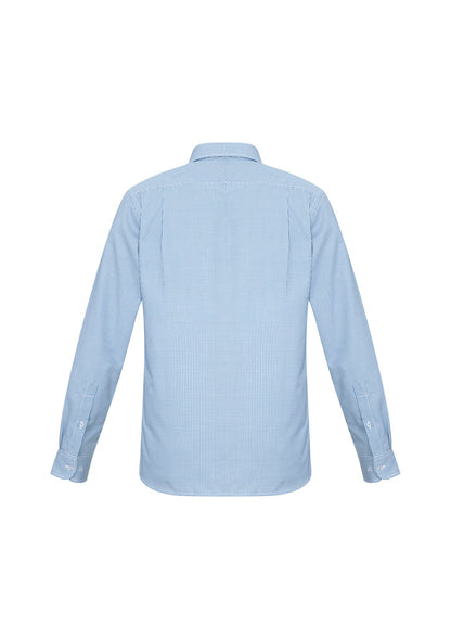 Biz Collection Mens Ellison Long Sleeve Shirt - Blue
