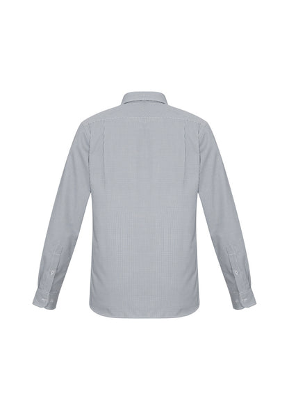 Biz Collection Mens Ellison Long Sleeve Shirt - Silver