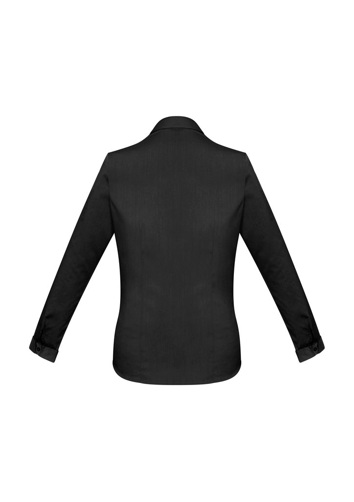Biz Collection Womens Monaco Long Sleeve Shirt - Black