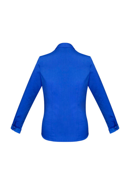 Biz Collection Womens Monaco Long Sleeve Shirt - Electric Blue