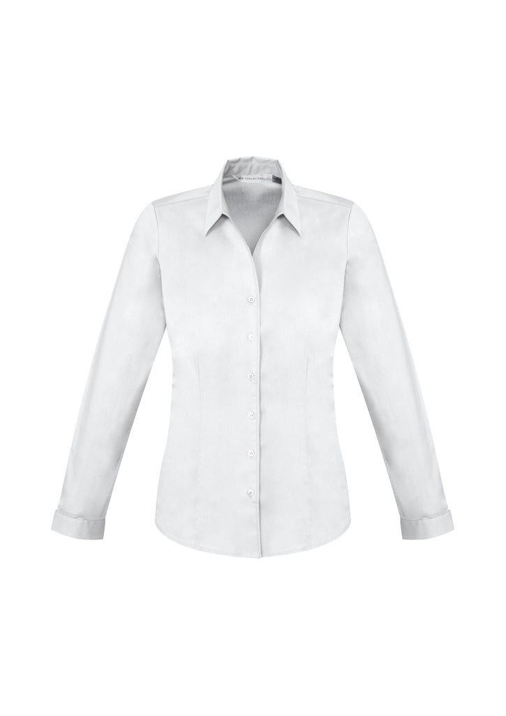 Biz Collection Womens Monaco Long Sleeve Shirt - White
