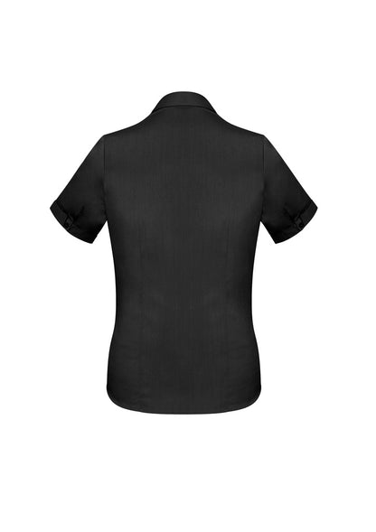 Biz Collection Womens Monaco Short Sleeve Shirt - Black