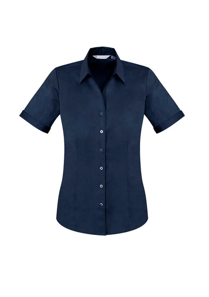 Biz Collection Womens Monaco Short Sleeve Shirt - Ink