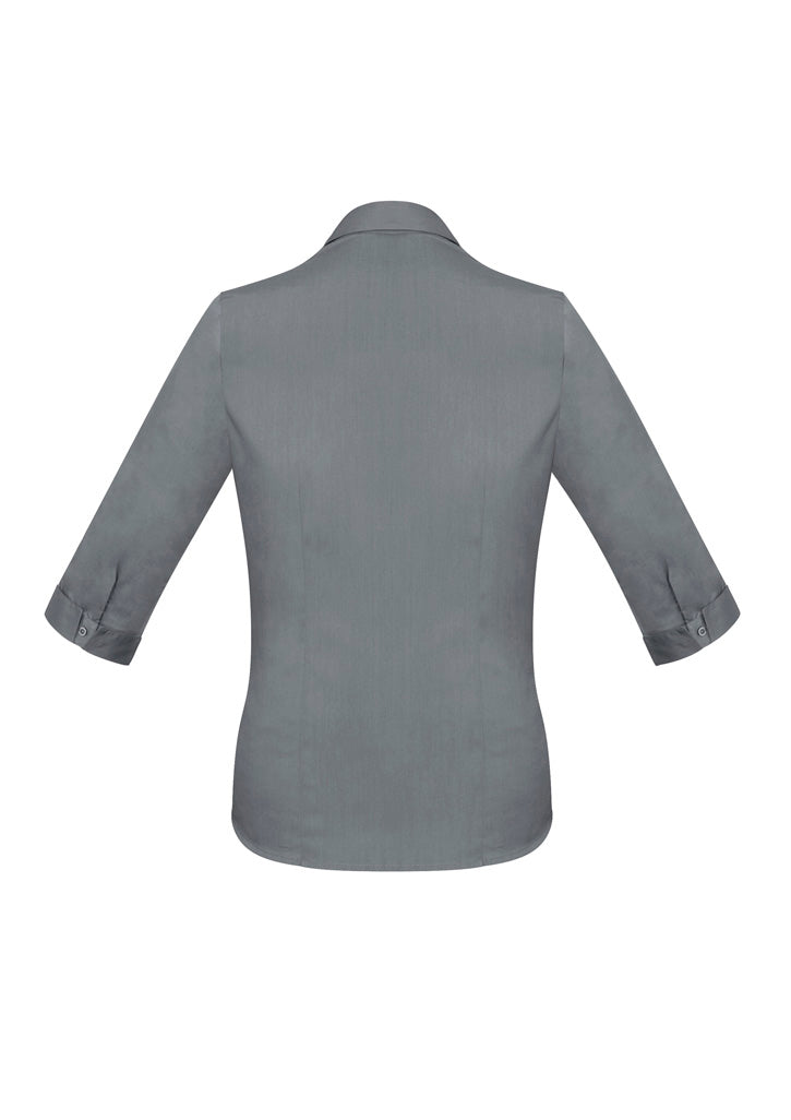 Biz Collection Womens Monaco 3/4 Sleeve Shirt - Platinum