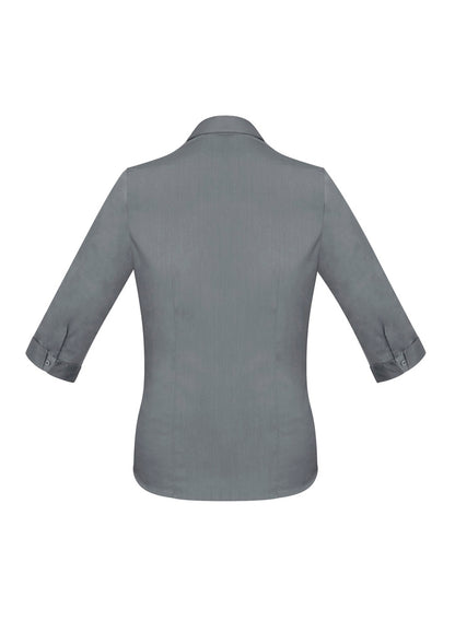 Biz Collection Womens Monaco 3/4 Sleeve Shirt - Platinum