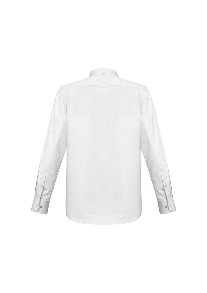Biz Collection Mens Monaco Long Sleeve Shirt - White