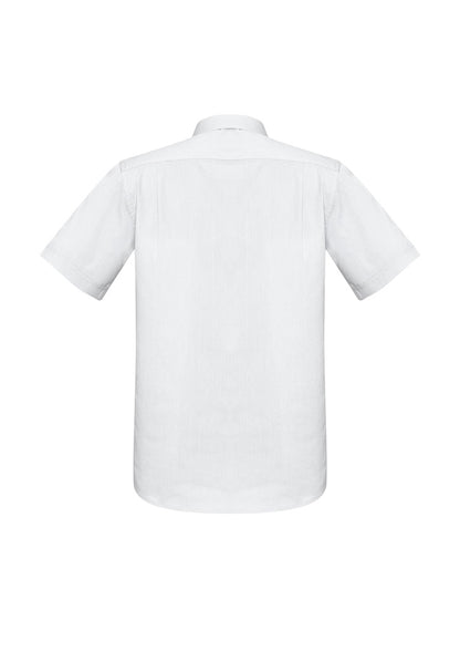 Biz Collection Mens Monaco Short Sleeve Shirt - White