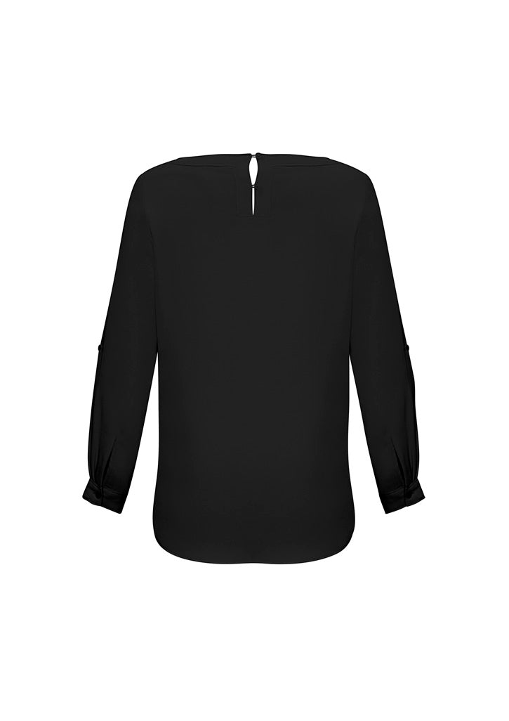 Biz Collection Womens Madison Boatneck Top - Black