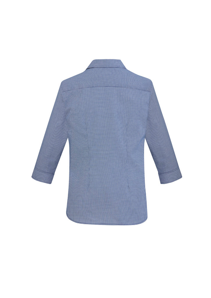 Biz Collection Womens Jagger 3/4 Sleeve Shirt - French Blue