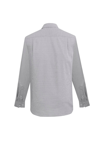 Biz Collection Mens Jagger Long Sleeve Shirt - Silver